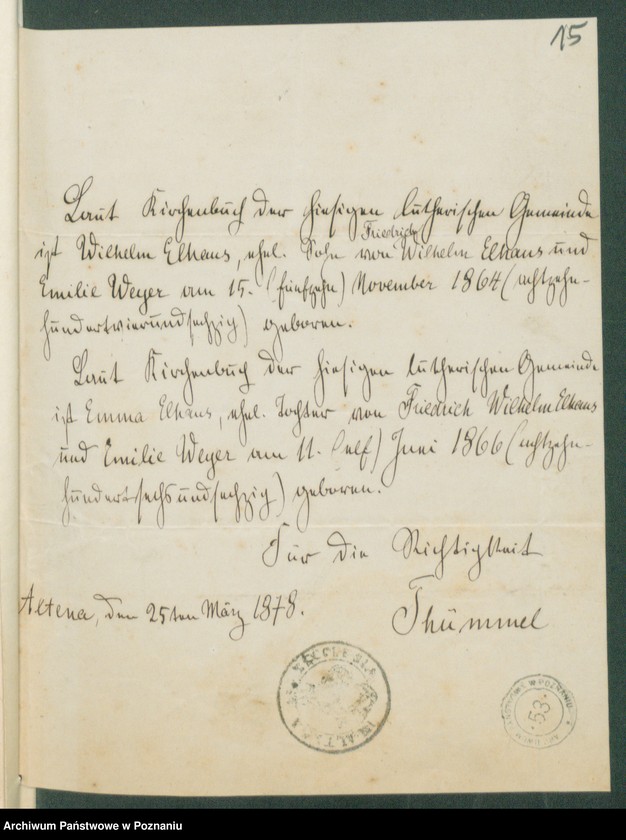 Obraz 17 z jednostki "[Dokumenty dostarczone przez narzeczonych do zawarcia związku małżeńskiego za 1902 rok. Tom IV]"