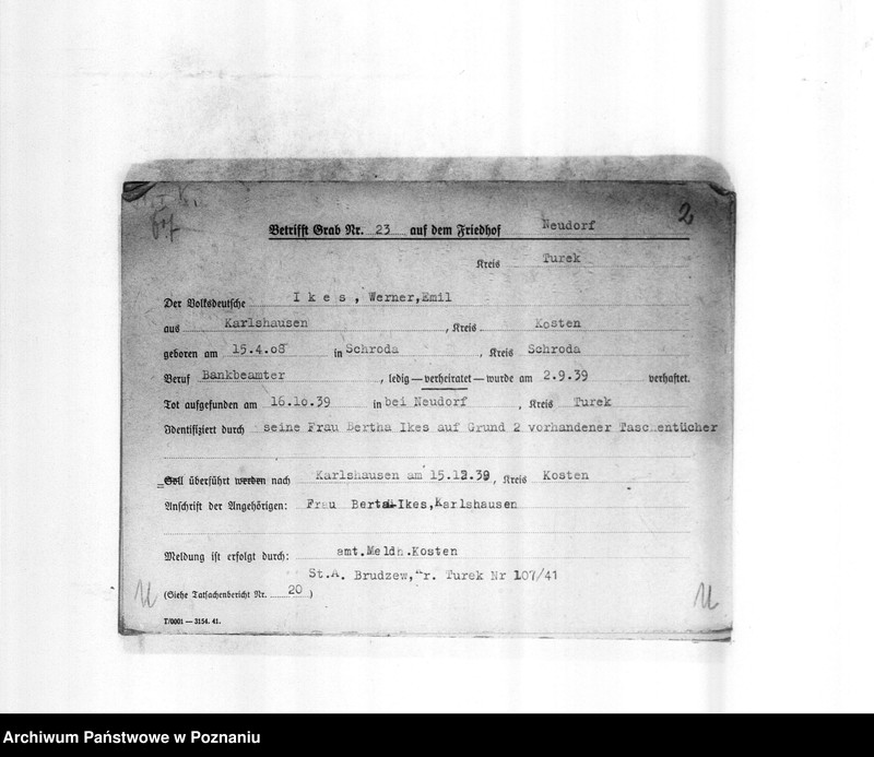 Obraz 6 z jednostki "Totenkartei I - P"