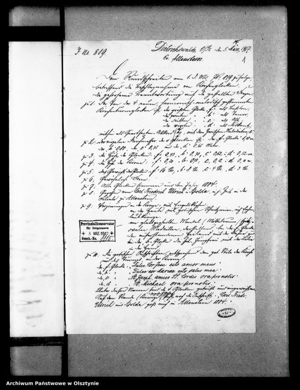 image.from.unit.number "Dietrichswalde, katholische Kirche"
