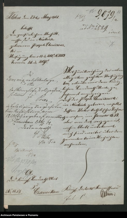 Obraz 15 z jednostki "A. betr. Hauslehrer Josef Chociszewski aus Neuteich /Redakteur des Przyjaciel Dzieci in Culm/"