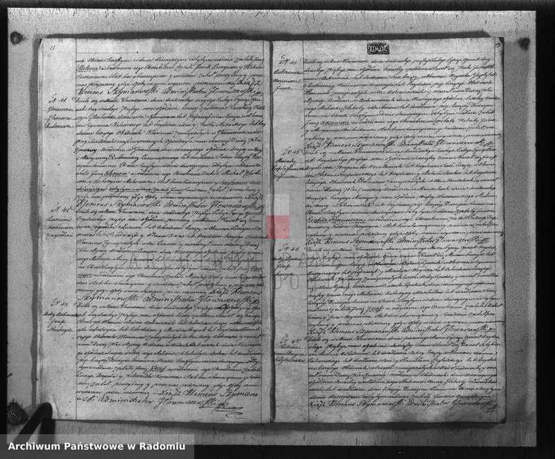 image.from.unit.number "Księga duplikatu aktów religijno-cywilnych parafii Głowaczewskiey na rok 1835"