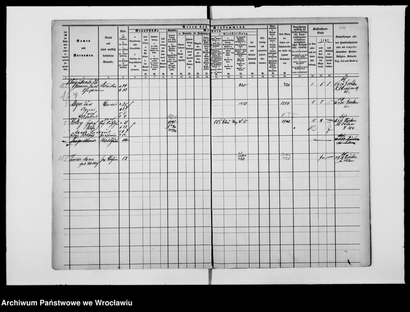 image.from.unit.number "Einkommen - Nachweisungen zur Klessensteuerrollen"
