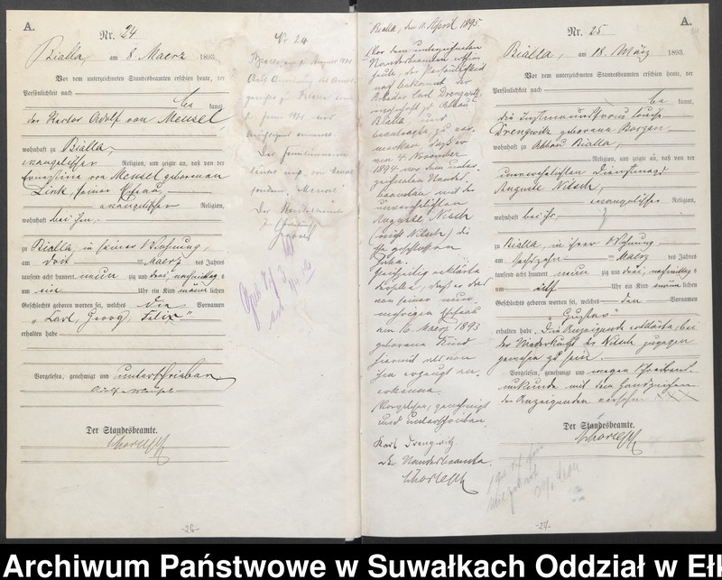 image.from.unit.number "[Geburts]-Haupt-Register des Königlichen Preussischen Standes-Amtes Bialla Kreis Johannisburg"