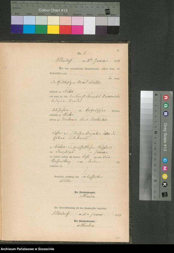 Obraz 4 z jednostki "Sterbe-Register (Neben-Register)"