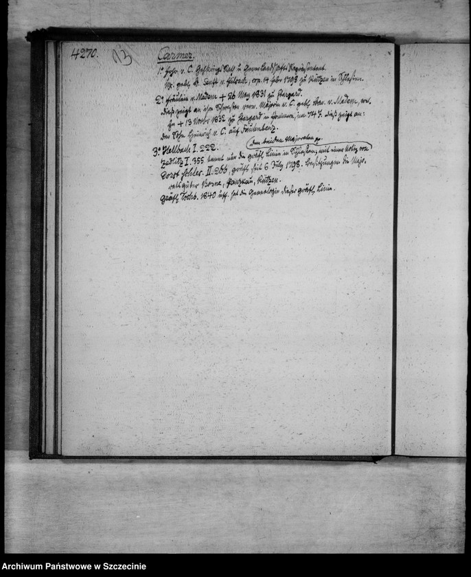 image.from.unit.number "Anmerkungen zu C.F.A. vom Meding Nachrichten von  adelichen Wappen.. Vol. XVIII."