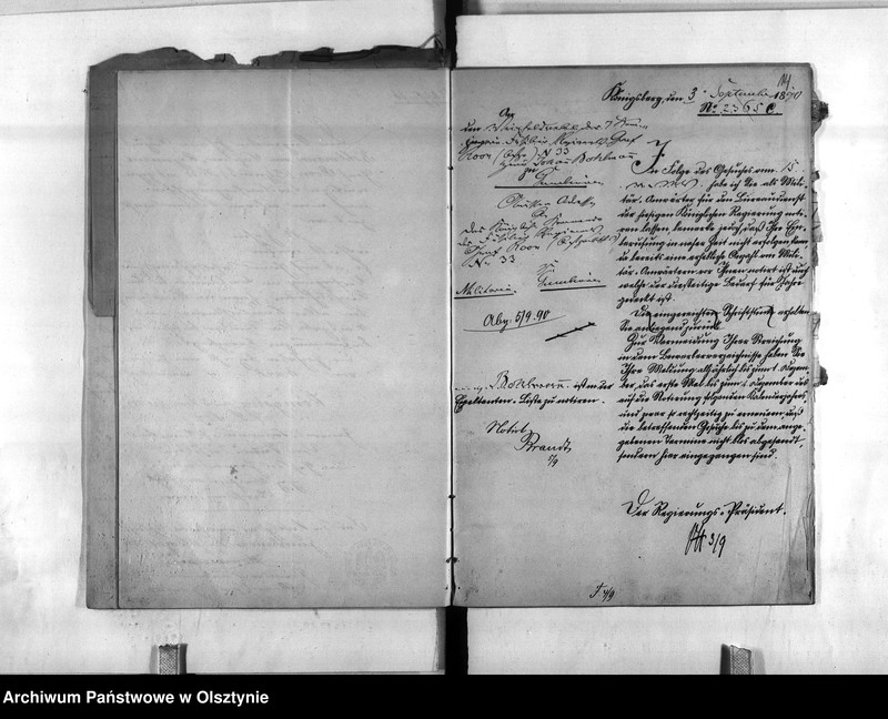 image.from.unit.number "Regierungs-Büreau-Diätar Bohlmann [Johann] den 1. August 1896 Regierungs-Sekretär den 10. März 1897 Regierungs-Hauptkassen Buchhalter"