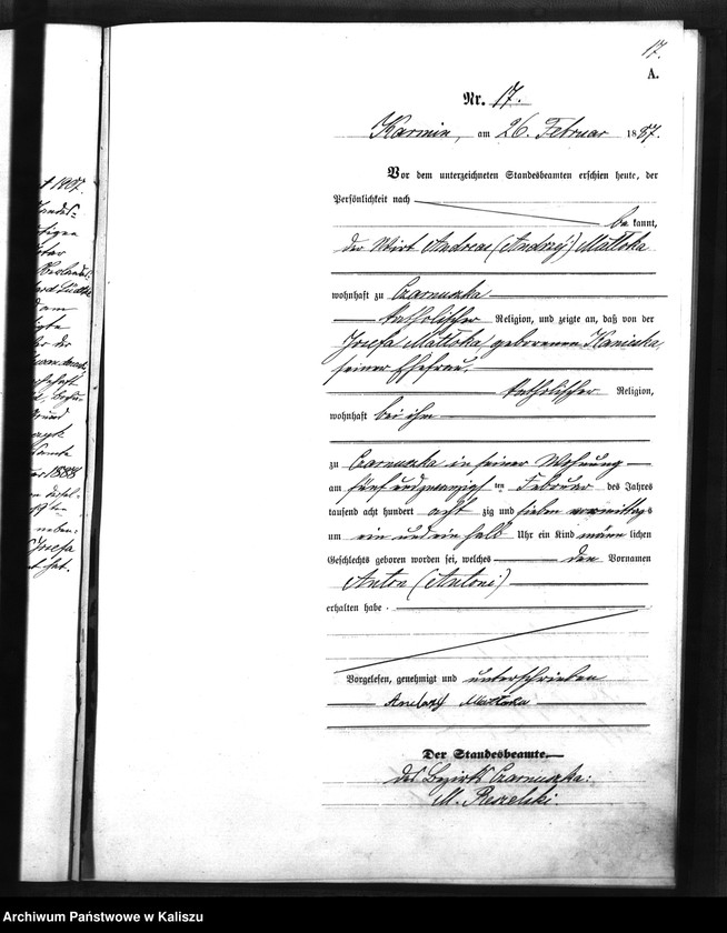 Obraz 20 z jednostki "[Księga urodzeń]"