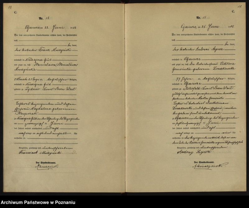 Obraz 12 z jednostki "Sterbe-Haupt-Register"