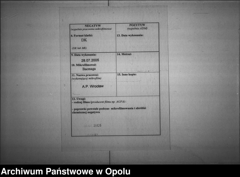 Obraz 3 z jednostki "Acta des Magistrats zu Oppeln betreffend Ertheilung von Geburts pp. Attesten für Juden"