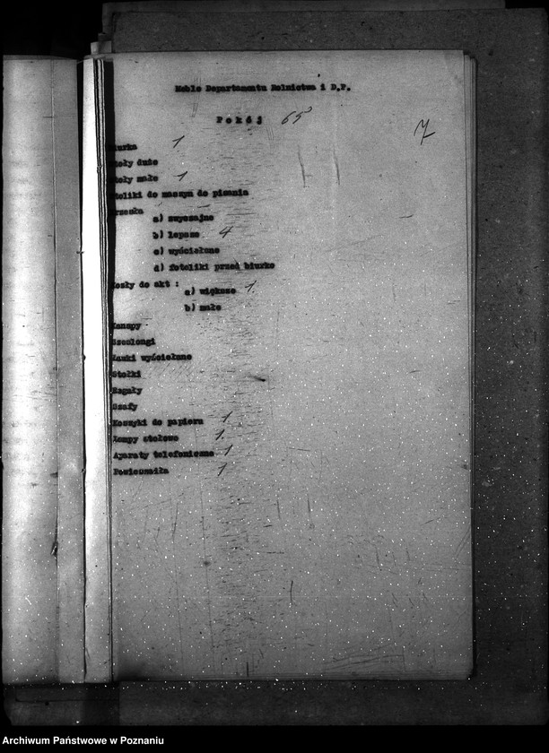 Obraz 11 z jednostki "Sprawy gospodarcze-ogólne meble"