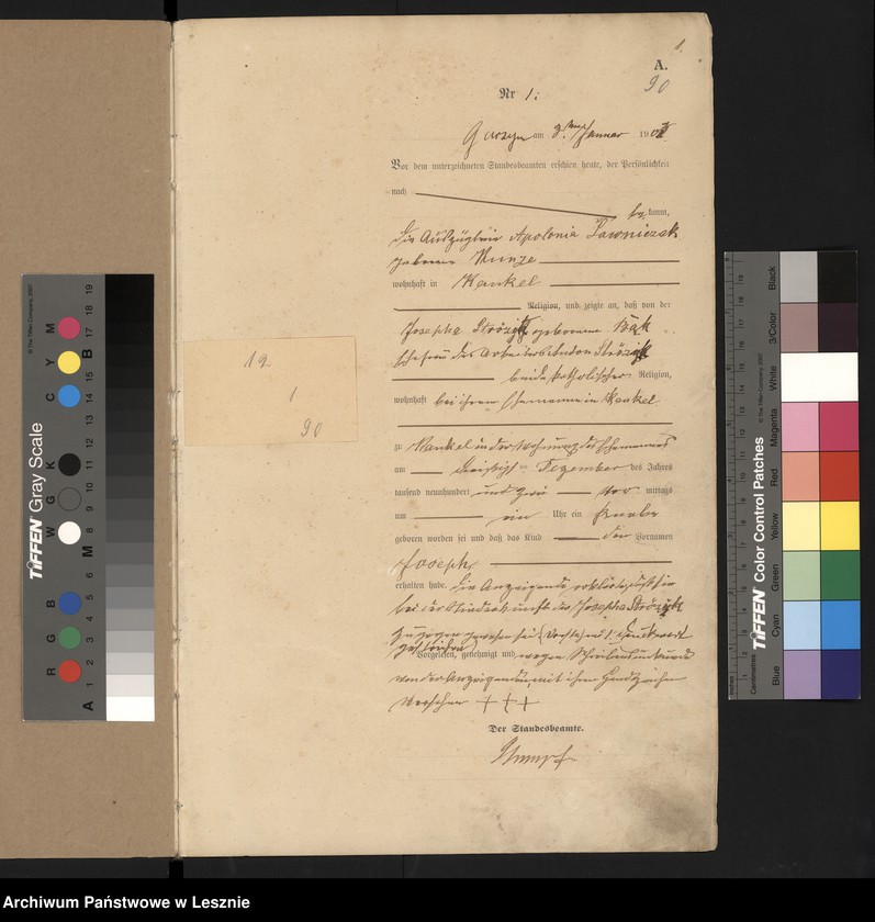 Obraz z jednostki "[Księga urodzeń]"