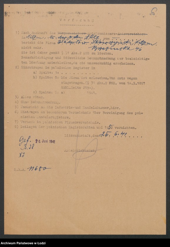 Obraz 8 z jednostki "Władysław Skórczyński- sklep rzeźniczy"