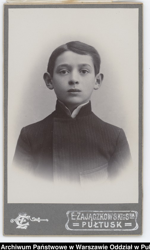 Obraz 74 z kolekcji "Chłopcy w niebieskich mundurkach... - uczniowie pułtuskiego Gimnazjum z okresu I wojny światowej"