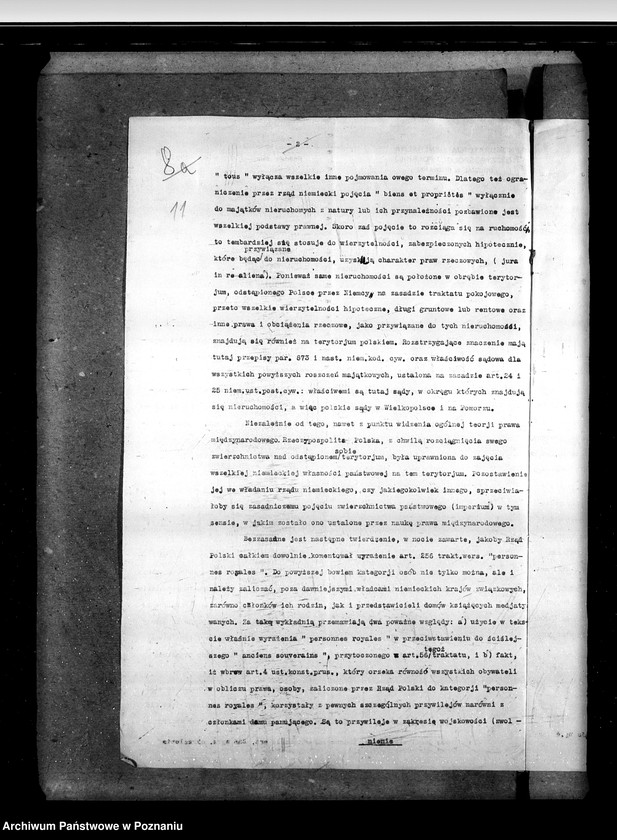 Obraz 16 z jednostki "Sprawy prawne dokumenty, wnioski i korespondencja z Departamentu Sprawiedliwości"