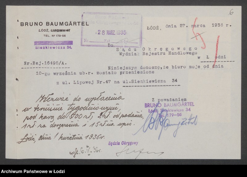 Obraz 8 z jednostki "Bruno Baumgärtel – przedstawicielstwo handlowe"