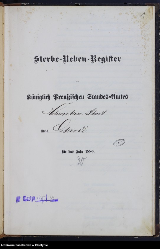 image.from.unit.number "Sterbe-Neben-Register Nr 1 - 73"