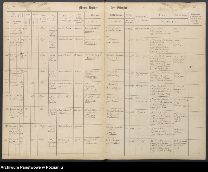 Obraz 15 z jednostki "Duplikat der Taufen, Trauungen, Begräbnisse"