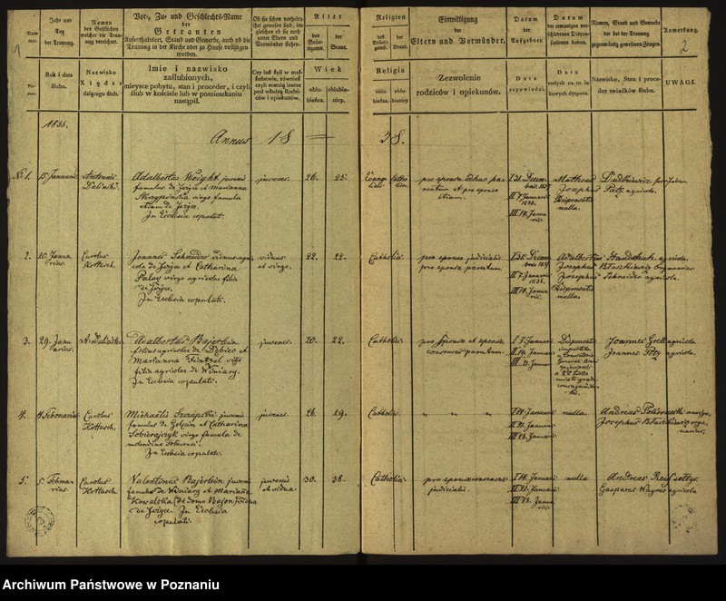 Obraz 4 z jednostki "Księga małżeństw"
