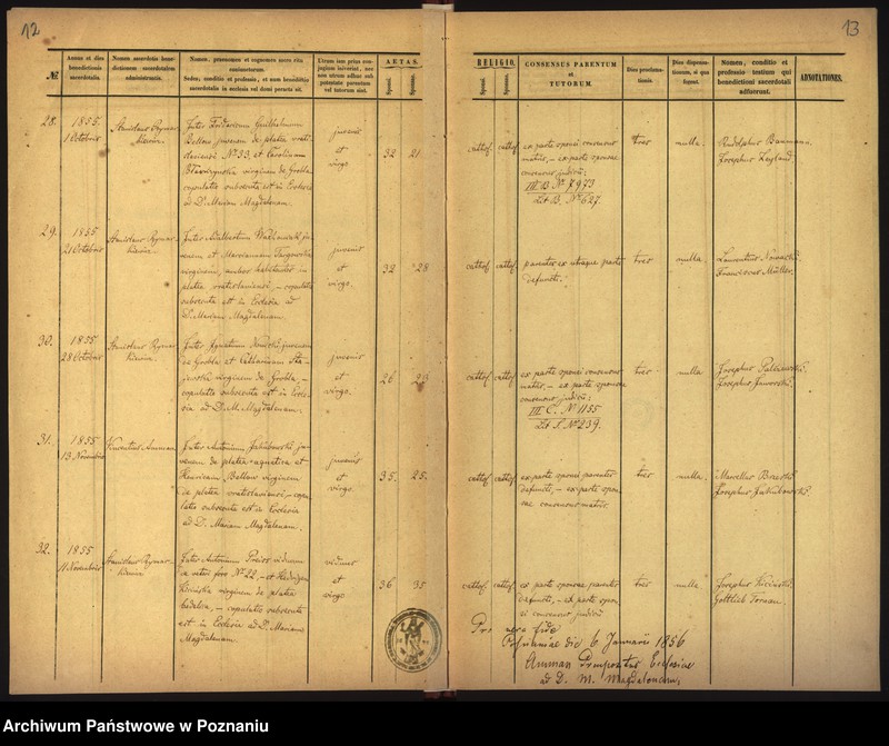 Obraz 9 z jednostki "Księga małżeństw"