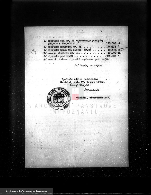 Obraz 18 z jednostki "Fabryka Fajansu w Chodzieży Zarząd Miejski"