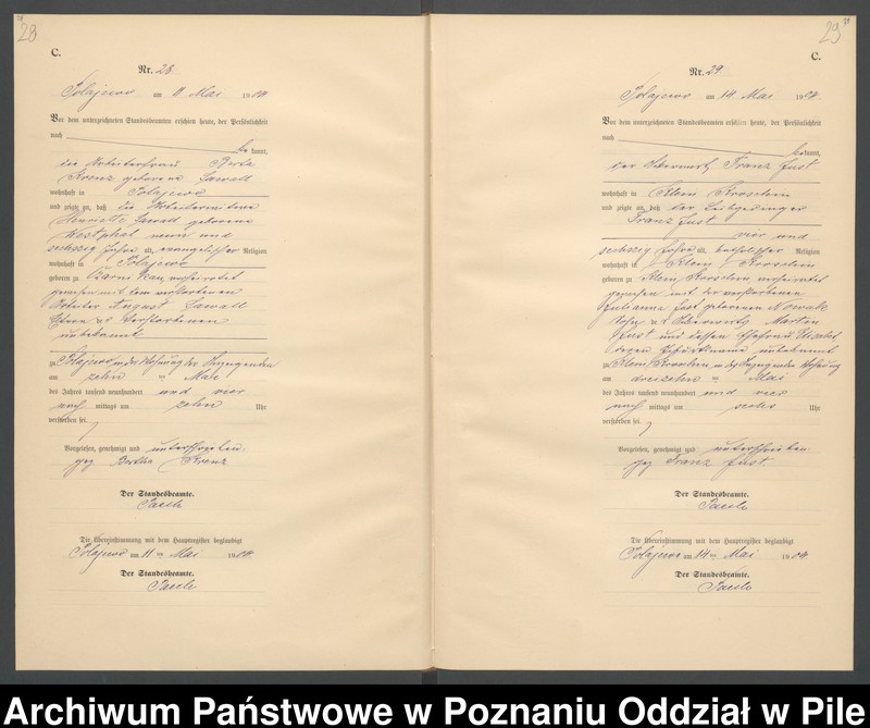 Obraz 17 z jednostki "Księga zgonów"