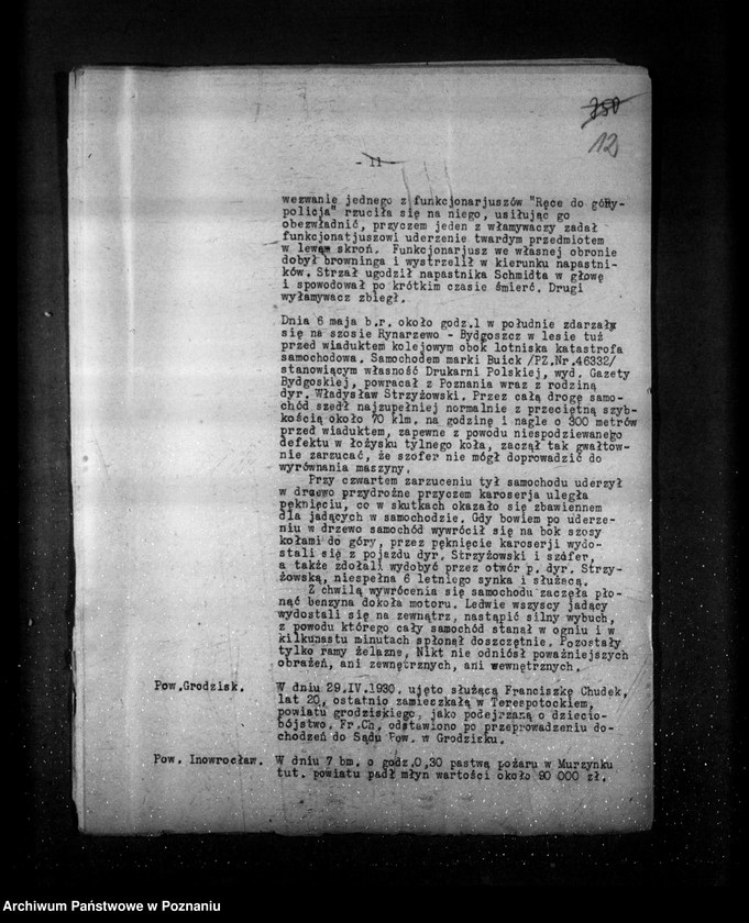 Obraz 16 z jednostki "Sprawozdania sytuacyjne tygodniowe za czas od 1 maja do 30 maja 1930 r. oraz akcja przedwyborcza"