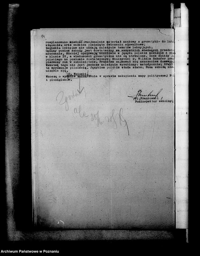 Obraz 18 z jednostki "Prywatna Szkoła Powszechna z niemieckim językiem nauczania Wasielewko powiat Mogilno"