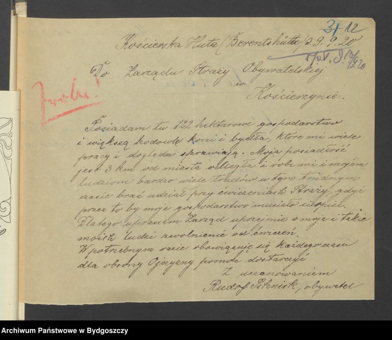 image.from.unit.number "[Raport do Powiatowej Komendy Zachodniej Straży Obywatelskiej w Kościerzynie i rozkazy wydane przez Komendę Powiatową do kompanii i podległych baonów]"