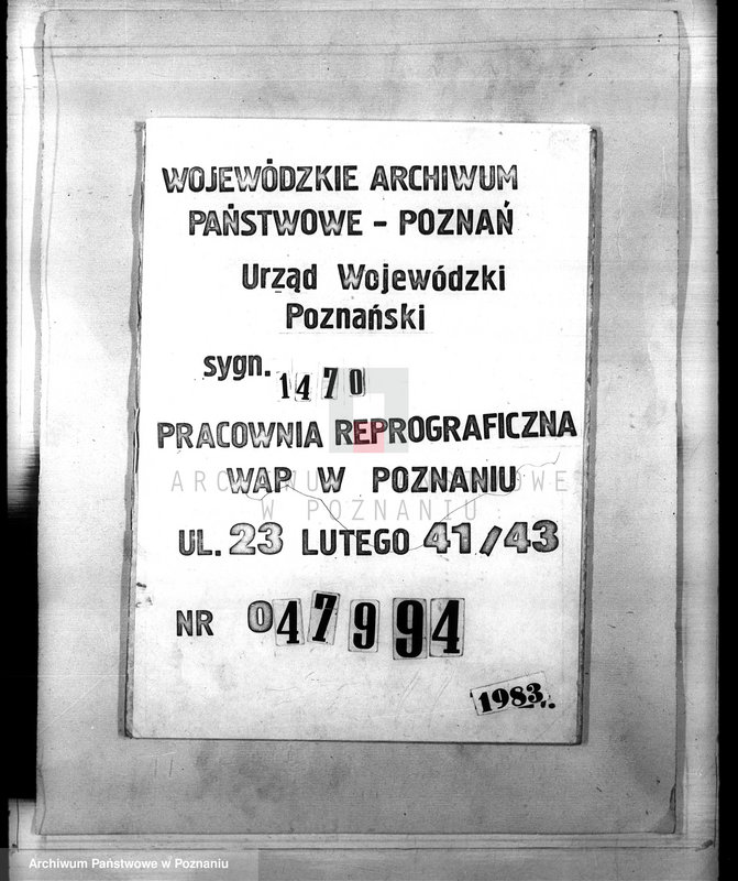 Obraz 1 z jednostki "Die Austellung und Versongung der Kommunalbeamten der Stadt Sarne"
