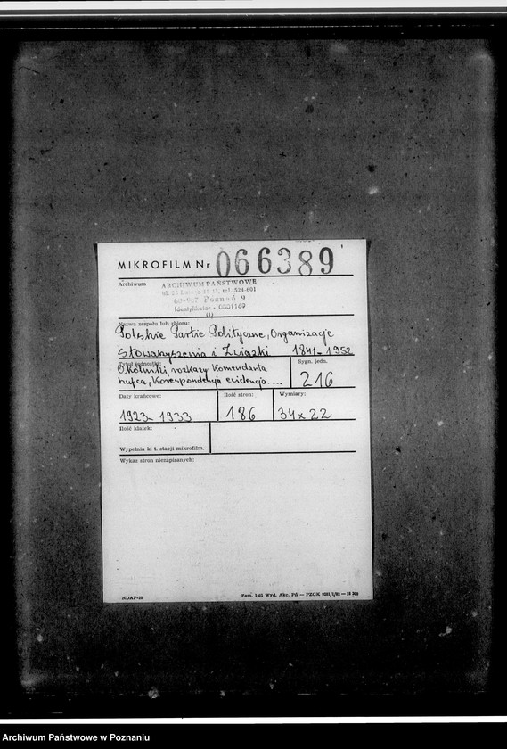 Obraz 2 z jednostki "Okólniki, rozkazy komendanta hufca, korespondencja, ewidencja i inne materiały II- giej drużyny im. Juliusza Słowackiego"