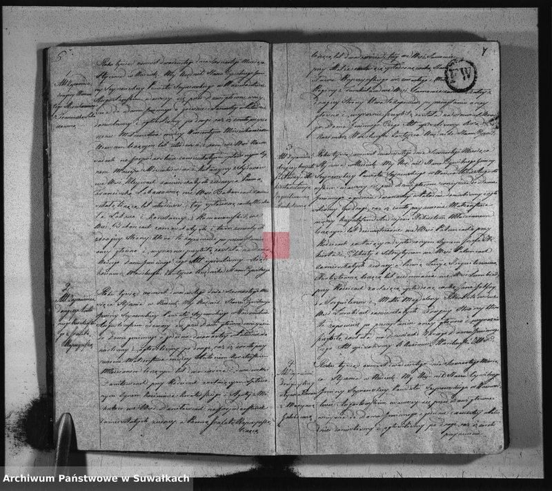 image.from.unit.number "Akta zaślubionych stanu cywilnego gminy seyneńskiey od 1-go stycznia 1820 roku."