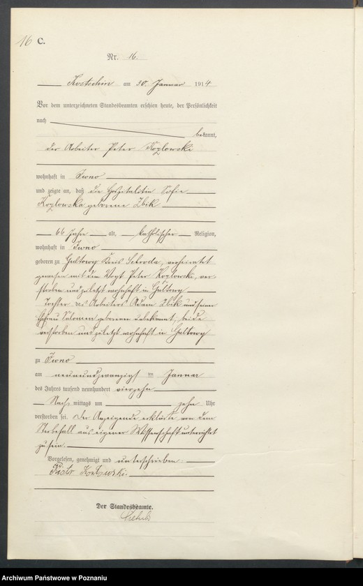 Obraz 18 z jednostki "Sterbe-Haupt-Register"