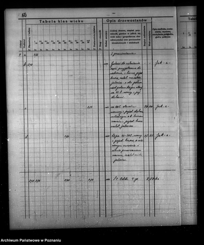 Obraz 16 z jednostki "Program urządzenia gospodarstwa leśnego dla lasu majątku Borowy-Młyn w powiecie międzychodzkim/"