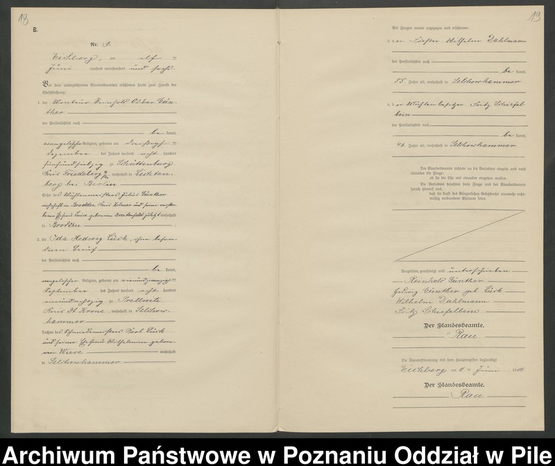 Obraz 12 z jednostki "Księga małżeństw"