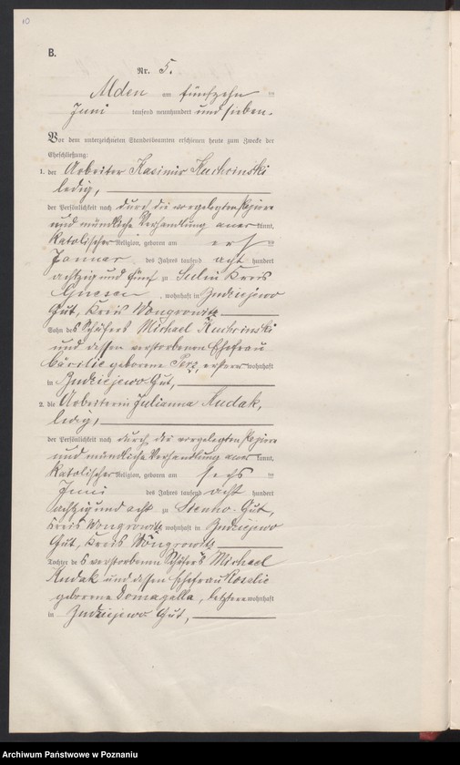 image.from.unit.number "Księga małżeństw"