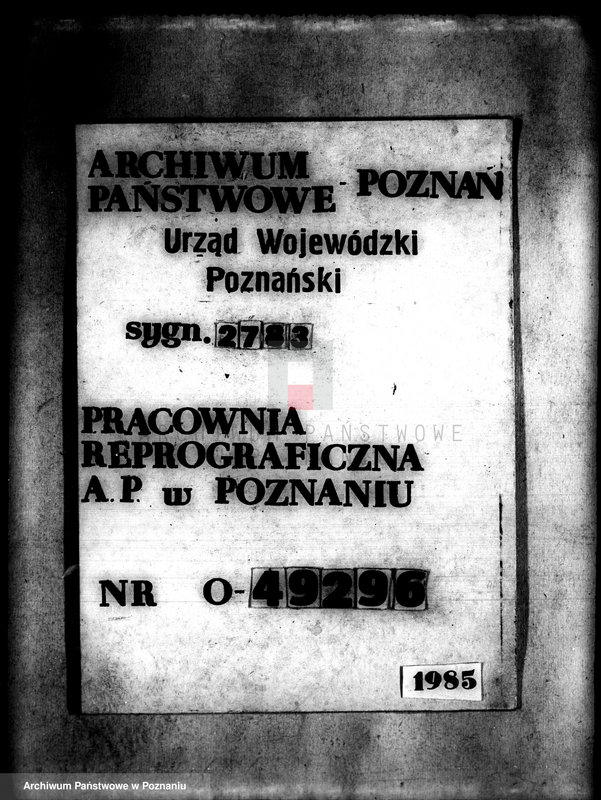 Obraz 1 z jednostki "Parcelacja majątku Jeżowo powiatu szubińskiego"