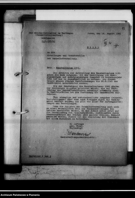 Obraz 16 z jednostki "Haushaltsplan."