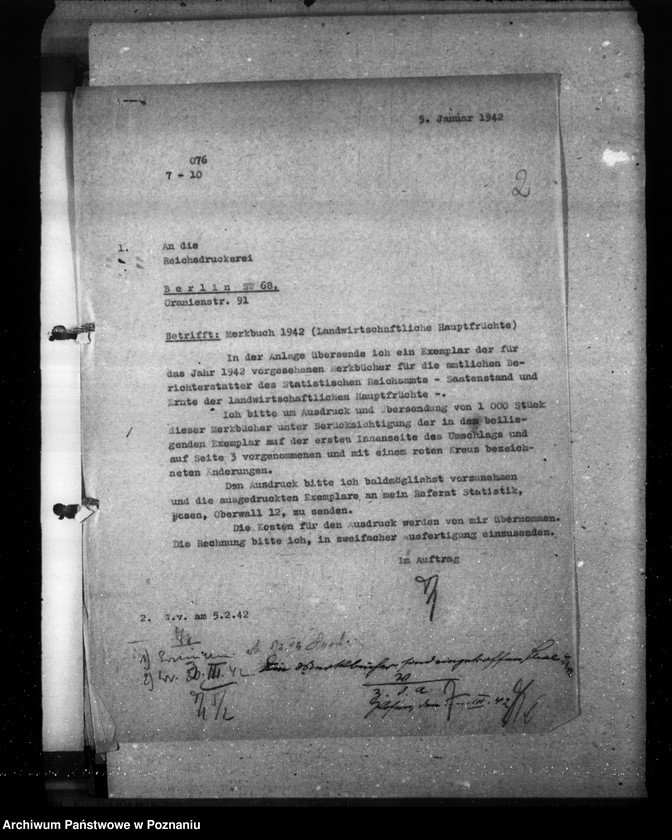 Obraz 6 z jednostki "Saatenstand und Ernte"