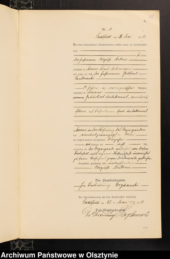image.from.unit.number "Sterbe-Neben-Register Nr 1 - 29"