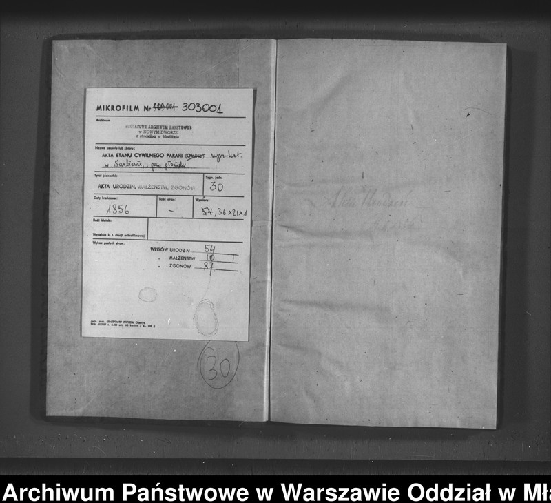 image.from.unit.number "Akta urodzeń, małżeństw i zgonów"