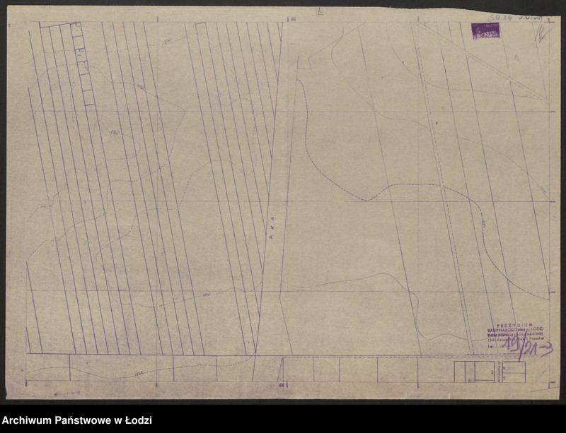 Obraz 3 z jednostki "Plan m. Łodzi 1:2000, odbitki. Sekcja SO 34"