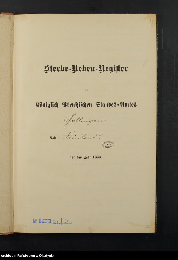 image.from.unit.number "Sterbe-Neben-Register Nr 1 - 85"