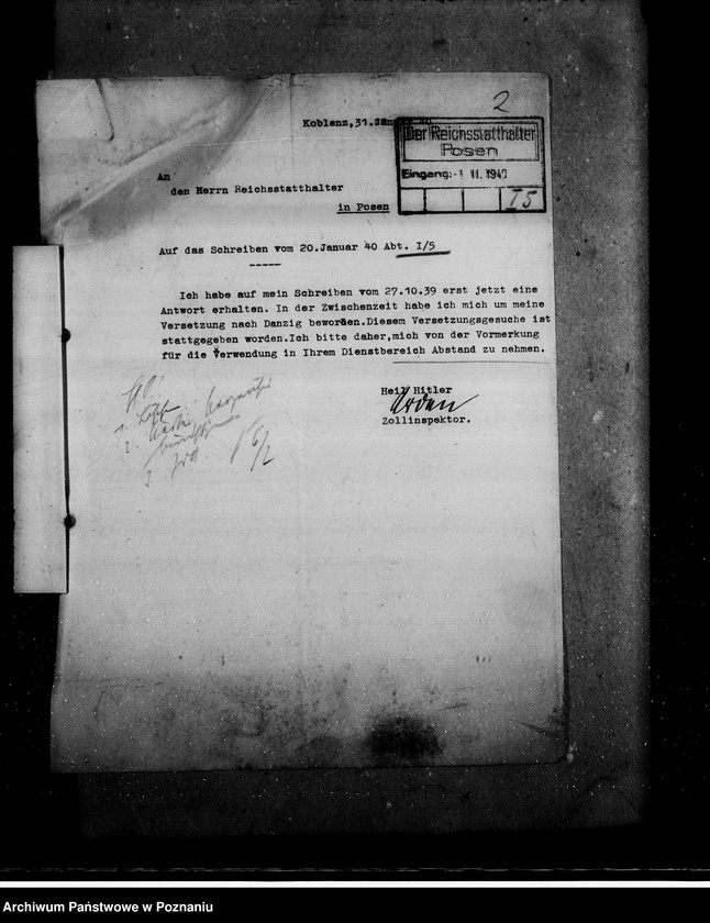 Obraz 6 z jednostki "Bewerbungen um Anstellung"