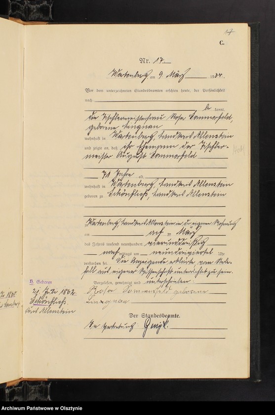 image.from.unit.number "Sterbe-Haupt-Register Nr 1 - 98"