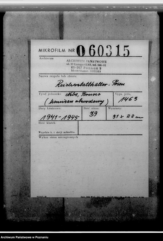 Obraz 2 z jednostki "Nebe, Bruno - komisarz obwodowy"