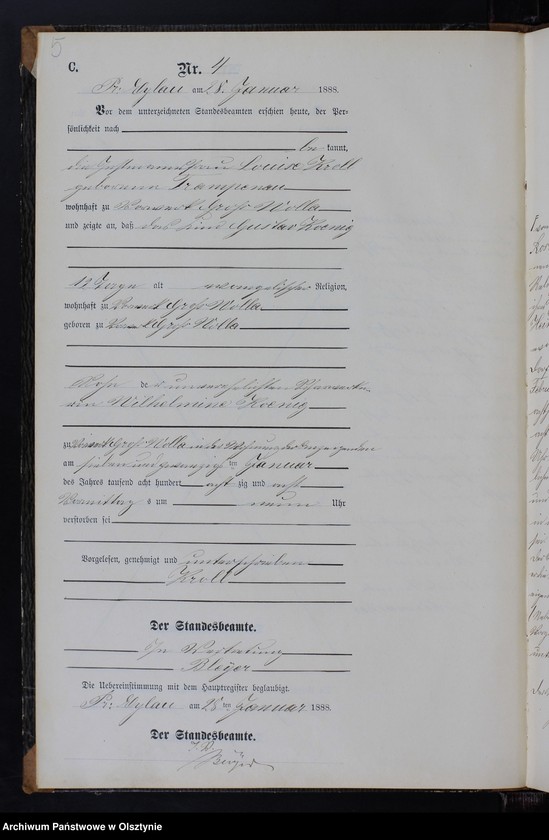 image.from.unit.number "Sterbe-Neben-Register Nr 1 - 22"