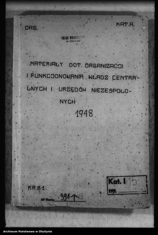 image.from.unit.number "Materiały dot. organizacji i funkcjonowania władz centralnych i urzędów niezespolonych"