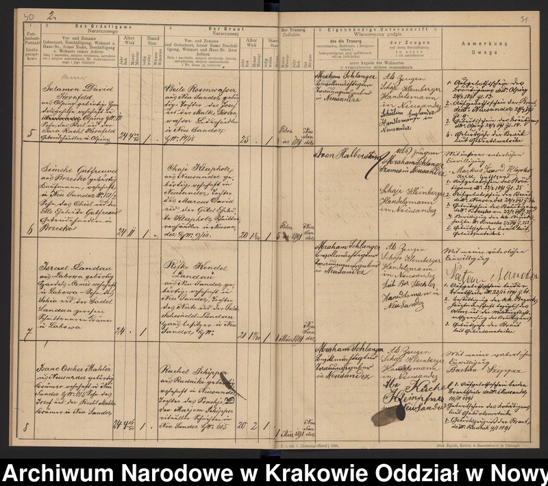 Obraz 10 z jednostki "Księga małżeństw"