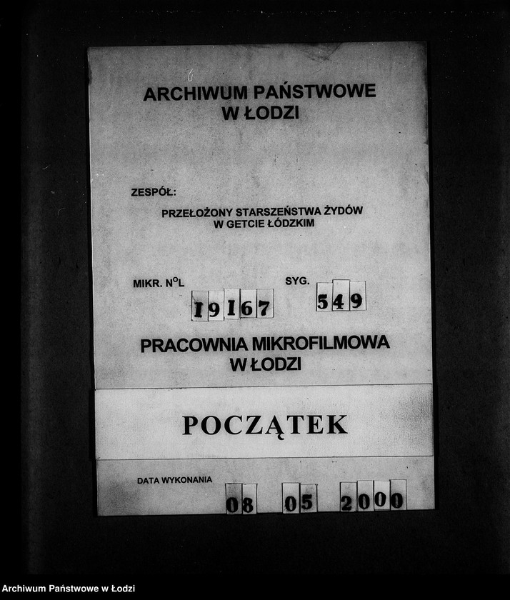 Obraz 1 z jednostki "Tischler-Abteilung [Zasiłki chorobowe dla pracowników wydziału, listy pracowników, zaświadczenia lekarskie]"