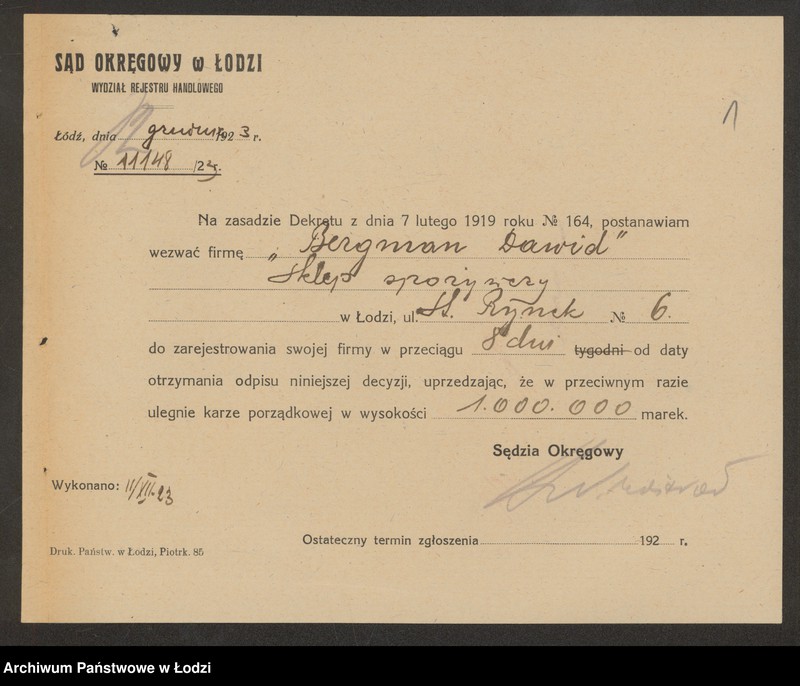 Obraz 3 z jednostki "Dawid Bergman – sklep spożywczy"